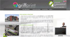 Desktop Screenshot of griffprint.fr